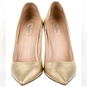 Valentino Gold Heels